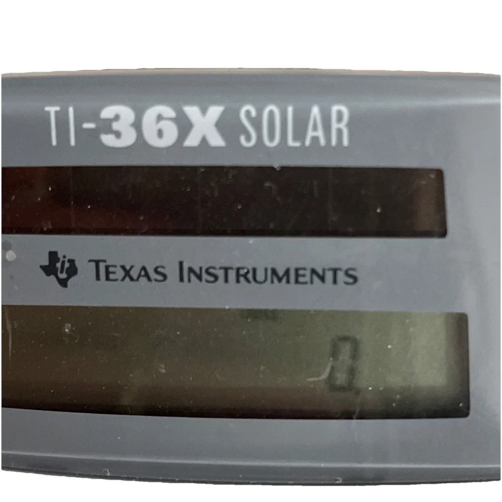 Calculator Scientific Texas Instruments TI-36X Solar Works  *No‎ Cover*